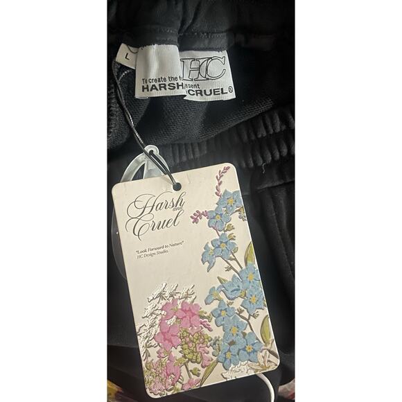 NWT Harsh And Cruel Men’s Joggers Pants Large Black - Picture 4 of 5